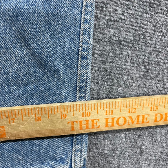 Vintage Calvin Klein Men's Light Blue Denim Baggy Y2K Jeans Size 34 - Picture 9 of 12